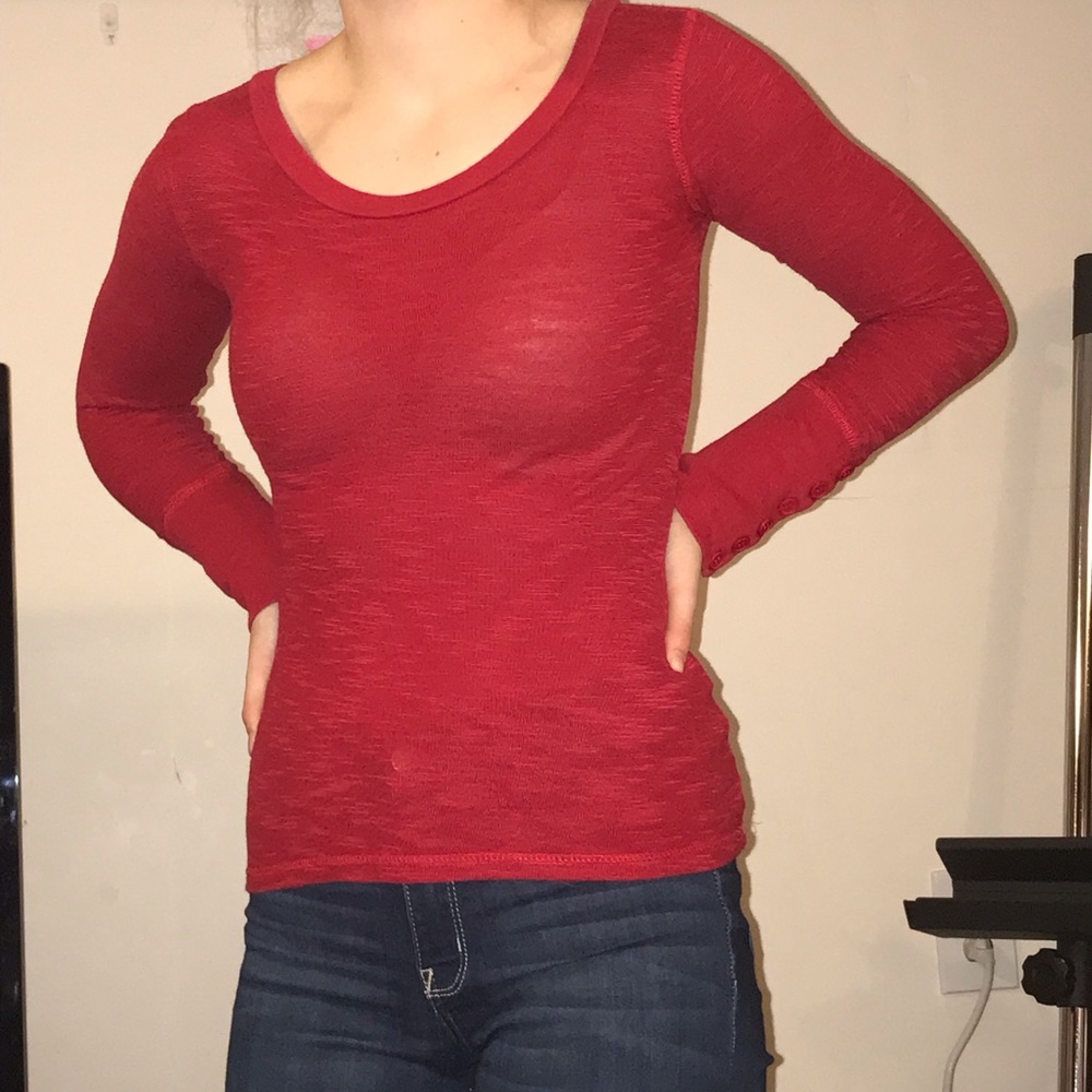 Sexy red long sleeve